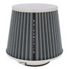 FILTRE A AIR CHROME GRIS UNIV + 4 BAGUES