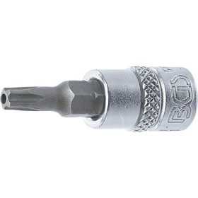 Douille Ã  embouts 6 3 mm 1/4" profil TS pour Torx Plus avec perÃ§age TS25