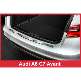 AUDI A6 C7 4G Avant 2011 2018 argent en acier protecteur pare-chocs...