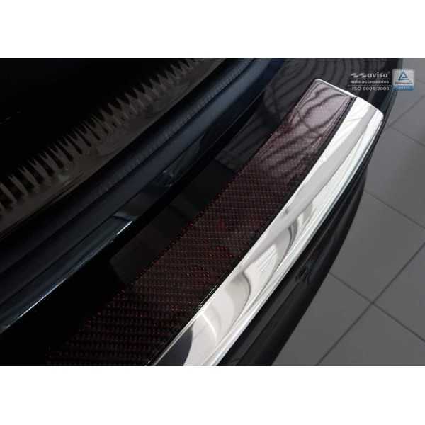AUDI SQ5 2013 acier de protection pare-chocs arriÃ¨re en acier miroir de fibre de carbone