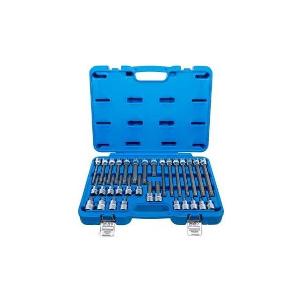 Jeu de douilles Ã  embouts 12 5 mm 1/2" Profil cannelÃ© pour Ribe 32 piÃ¨ces