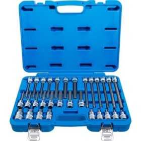 Jeu de douilles Ã  embouts 12 5 mm 1/2" six pans intÃ©rieurs 30 piÃ¨ces