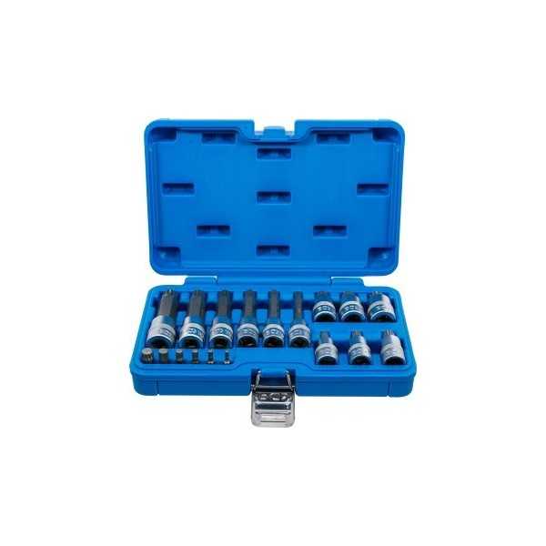 Jeu de douilles Ã  embouts 6 3 mm 1/4" / 12 5 mm 1/2" Denture multiple intÃ©rieure pour XZN 18 piÃ¨ces