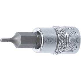 Douille Ã  embouts 6 3 mm 1/4" six pans intÃ©rieurs 1 5 mm