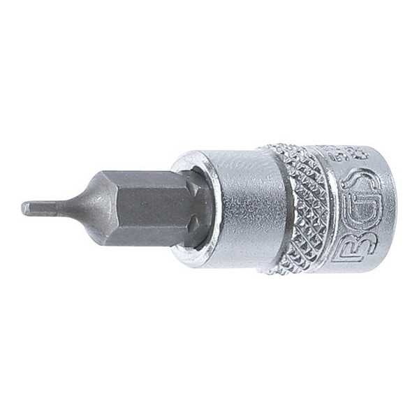 Douille Ã  embouts 6 3 mm 1/4" six pans intÃ©rieurs 1 5 mm