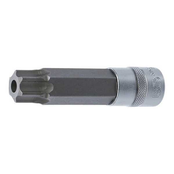 Douille Ã  embouts longueur 110 mm 12 5 mm 1/2" profil T pour Torx avec perÃ§age T100