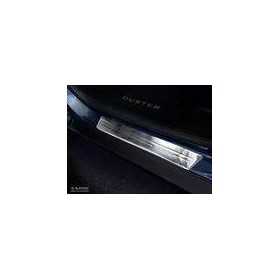 DUSTER II 2018 DACIA Les seuils de porte 4 pièces Satine d'argent e...
