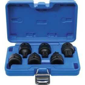 Jeu de douilles Ã  embouts Ã  choc 20 mm 3/4" Profil T pour Torx Plus T55 T100 6 piÃ¨ces