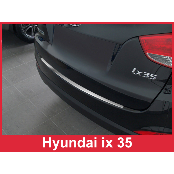 2010 HYUNDAI IX35 argent en acier protecteur pare-chocs arriÃ¨re Satine