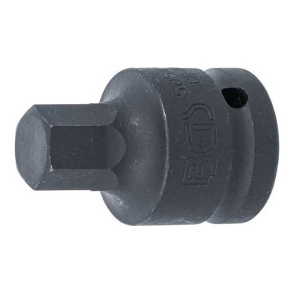 Douille Ã  embouts Ã  choc longueur 55 mm 20 mm 3/4" six pans intÃ©rieurs 17 mm