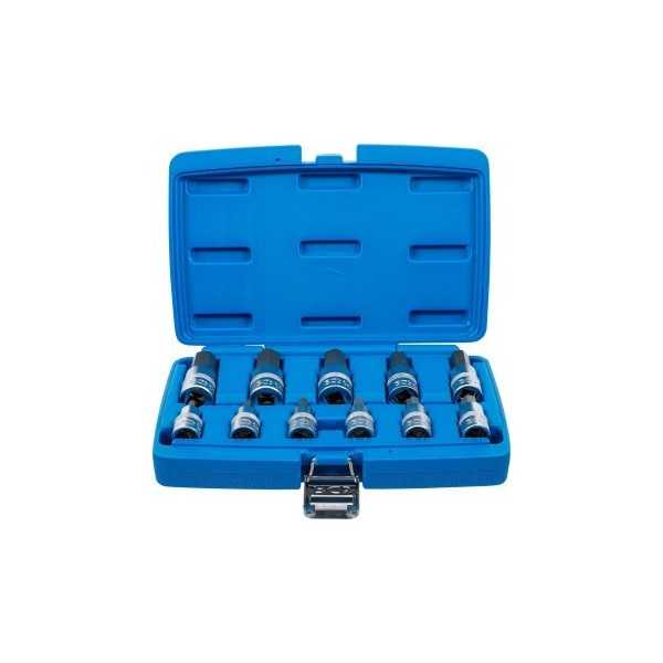 Jeu de douilles Ã  embouts 12 5 mm 1/2" six pans intÃ©rieurs 7/32" 13/16" en pouce 11 piÃ¨ces