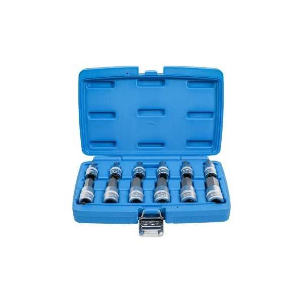 Jeu de douilles Ã  embouts 12 5 mm 1/2" six pans intÃ©rieurs 5 22 mm 12 piÃ¨ces