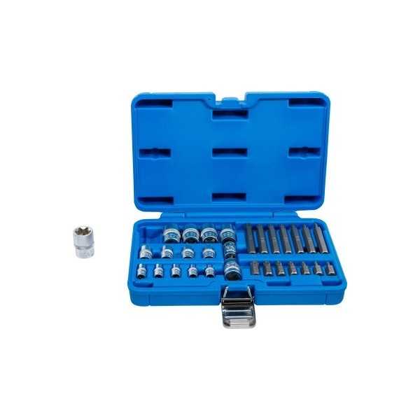 Jeu de Douilles profil E / profil T pour Torx 30 piÃ¨ces