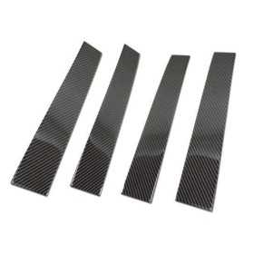  FL 2014 B couvertures de porte de voiture pilier 3D fibre de carbone noir