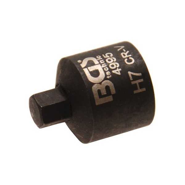 Douille pour Ã©trier six pans intÃ©rieurs extra court 7 mm