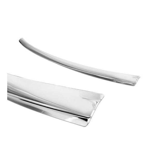 MITSUBISHI ECLIPSE CROSS 2017 miroir d'argent en acier de protection de pare-chocs arriÃ¨re