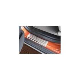  FL2016 2020 les seuils de porte "Exclusive" 4 piÃ¨ces Satine d'argent en acier