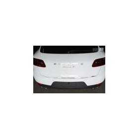Garniture de pare-chocs arrière pour Porsche Macan Carbon + Steel |...