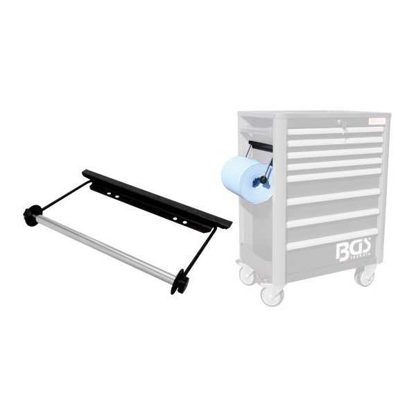 Support Ã  rouleaux de papier pour servante d'atelier PROFI