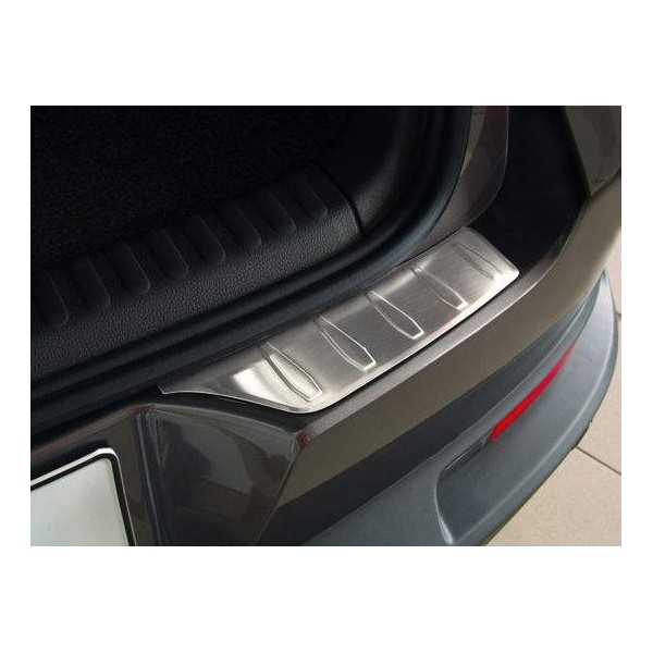 Volkswagen Tiguan 2007 2015 I protecteur de pare-chocs arriÃ¨re 2pcs de Satine d'argent en acier