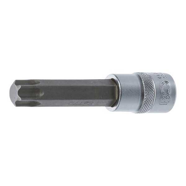 Douille Ã  embouts longueur 100 mm 12 5 mm 1/2" profil T pour Torx T70