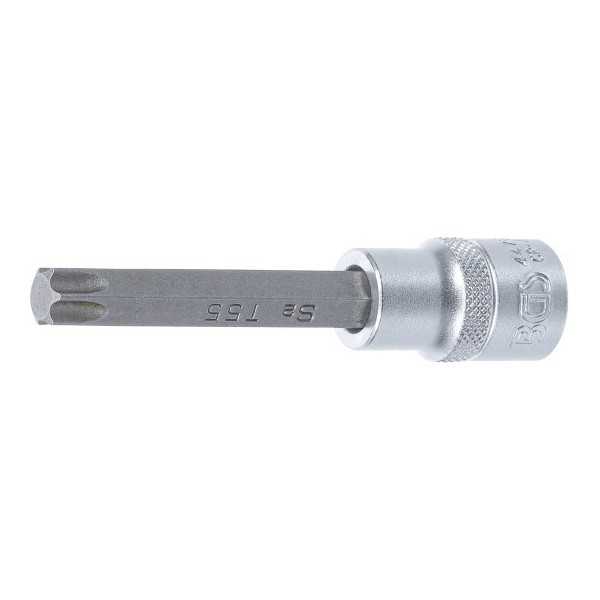 Douille Ã  embouts longueur 100 mm 12 5 mm 1/2" profil T pour Torx T55