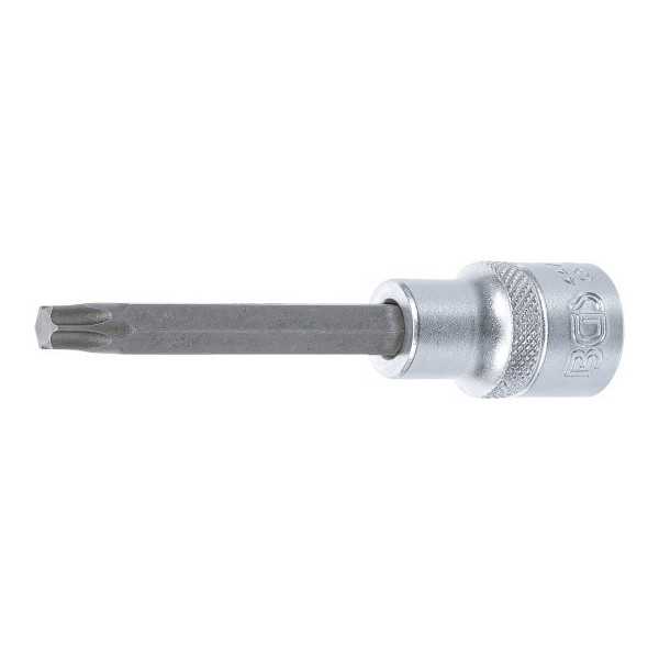 Douille Ã  embouts longueur 100 mm 12 5 mm 1/2" profil T pour Torx T45