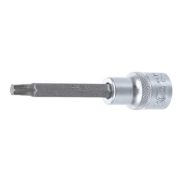 Douille Ã  embouts longueur 100 mm 12 5 mm 1/2" profil T pour Torx T40