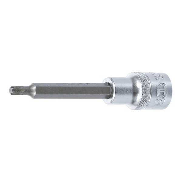 Douille Ã  embouts longueur 100 mm 12 5 mm 1/2" profil T pour Torx T27