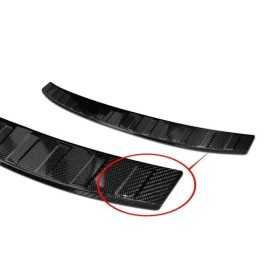 VOLVO V90 2016 combi protection de pare-chocs arrière noir de fibre...