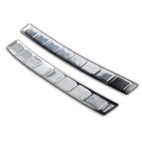 VOLVO XC40 2017 protection de pare-chocs arrière 2 pcs argent acier...