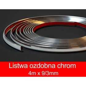 Ruban chromÃ© 4mx9 / 3mm