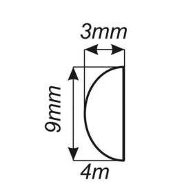 Ruban chromé 4mx9 / 3mm | avisa | Décoration