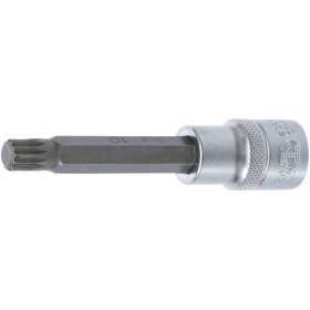 Douille Ã  embouts longueur 100 mm 12 5 mm 1/2" denture multiple intÃ©rieure pour XZN M10