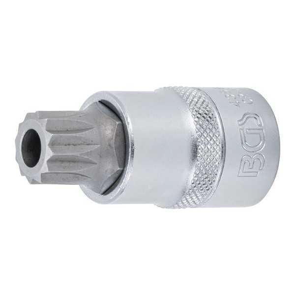 Douille Ã  embouts 12 5 mm 1/2" denture multiple intÃ©rieure pour XZN avec perÃ§age M16