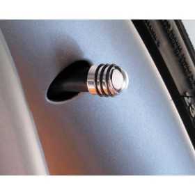 Foliatec Bouchon de valave AirCaps Chrome + 3 Caoutchouc noir | Fol...