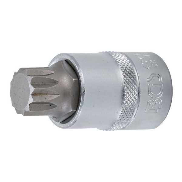 Douille Ã  embouts 12 5 mm 1/2" denture multiple intÃ©rieure pour XZN M18