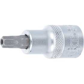 Douille Ã  embouts 12 5 mm 1/2" profil T pour Torx avec perÃ§age T45