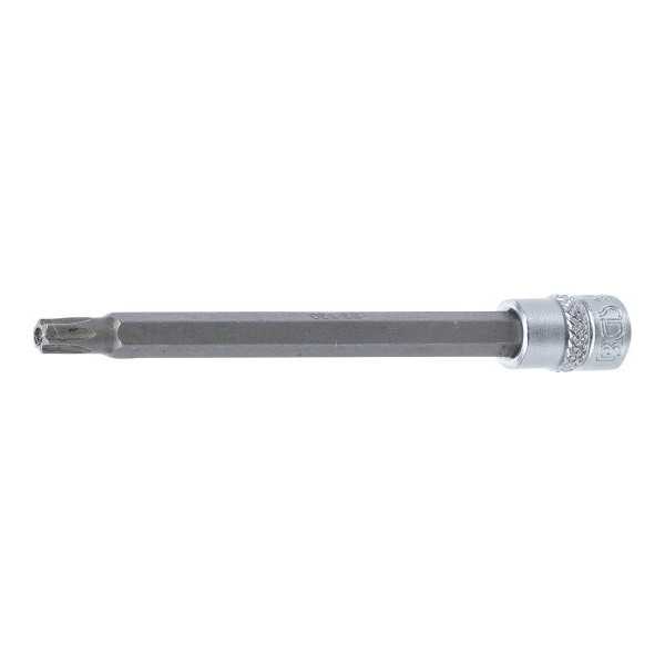 Douille Ã  embouts longueur 100 mm 6 3 mm 1/4" profil T pour Torx avec perÃ§age T30