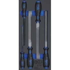 Insert de servante d'atelier 1/3 : Jeu de limes d'atelier 5 piÃ¨ces