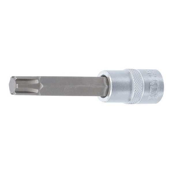 Douilles Ã  embouts longueur 100 mm 12 5 mm 1/2" profil cannelÃ© pour RIBE M12