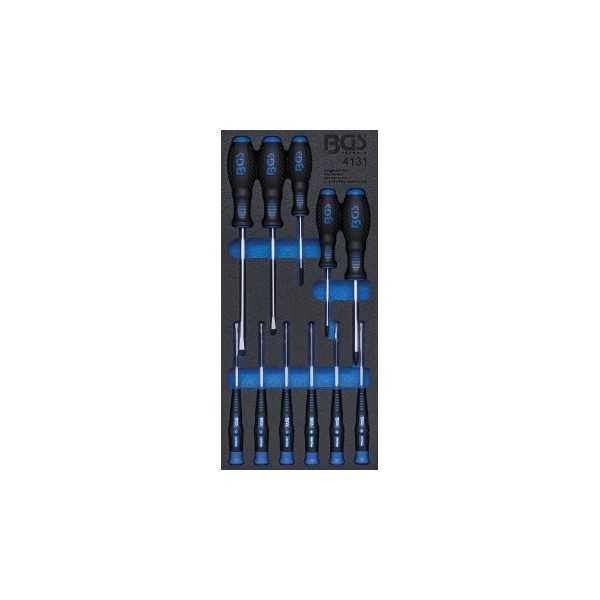 Insert de servante dâ€™atelier 1/3 : Jeu de tournevis 11 piÃ¨ces