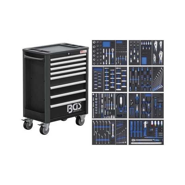 Servante d'atelier Profil Exclusive 8 tiroirs avec 259 outils