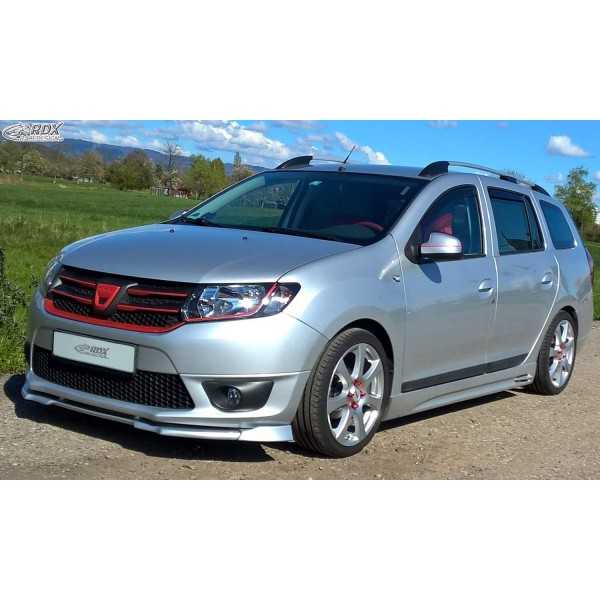 Spoiler avant RDX Vario X pour Dacia Sandero 2 Logan 2 incl. Splitt...