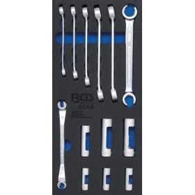 Insert de servante d'atelier 1/3 : Jeu de douilles de clÃ© polygonale ouverte et clÃ© spÃ©ciale 10 mm 3/8" 13 piÃ¨ces