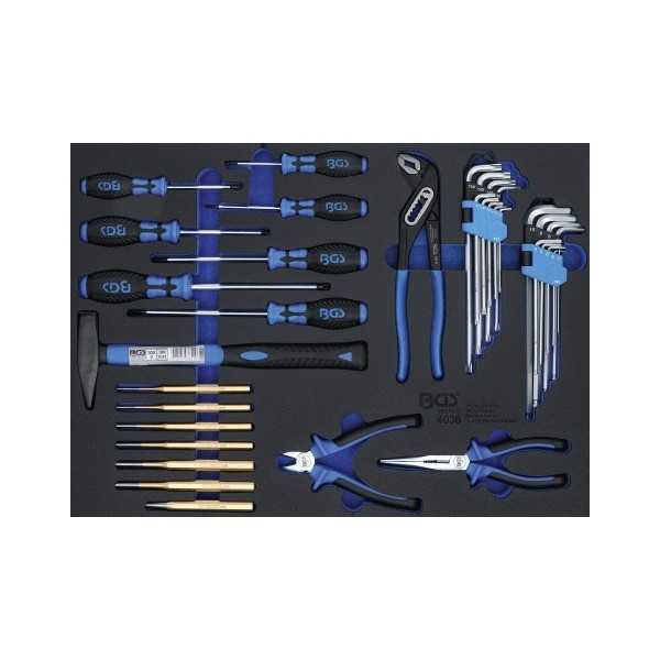 Insert de servante d'atelier 3/3 : Jeu de marteaux de pinces de tournevis 36 piÃ¨ces