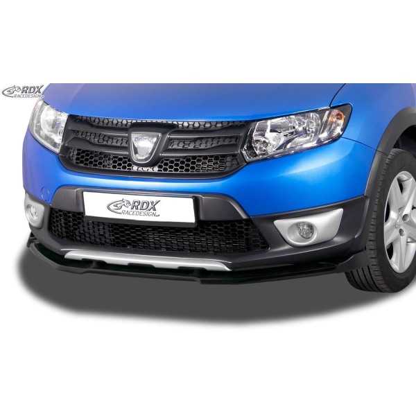Spoiler avant RDX Vario X pour Dacia Sandero 2 Stepway frontale frontale