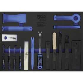 Insert de servante d'atelier 3/3 : Jeu de crochets de coins de montage et de crochets 17 piÃ¨ces