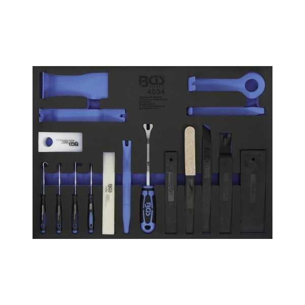 Insert de servante d'atelier 3/3 : Jeu de crochets de coins de montage et de crochets 17 piÃ¨ces