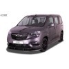 Spoiler avant RDX Vario X pour Opel Combo Life Cargo 2018 Front Lip...